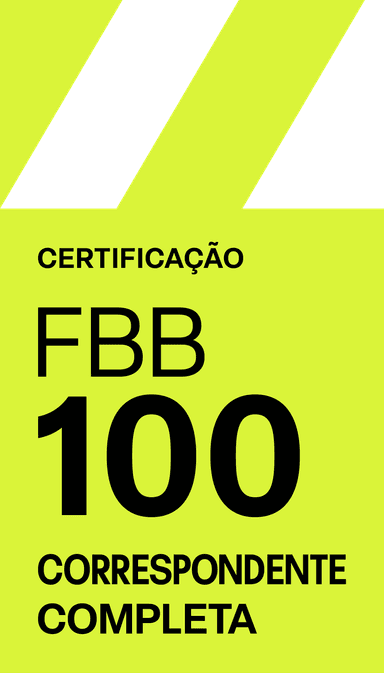Selo de Certificação Correspondente Completa FBB100 — Dabar Soluções Financeiras